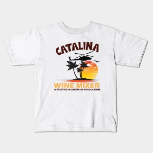 VINTAGE CATALINA WINE MIXER Kids T-Shirt